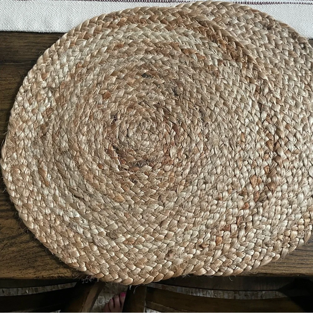 DOMAIN 2 Pc JUTE Placemats made in India 100% Jute